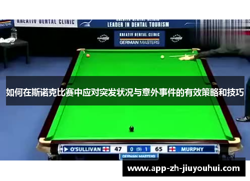 如何在斯诺克比赛中应对突发状况与意外事件的有效策略和技巧